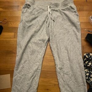 Grey sweatpants